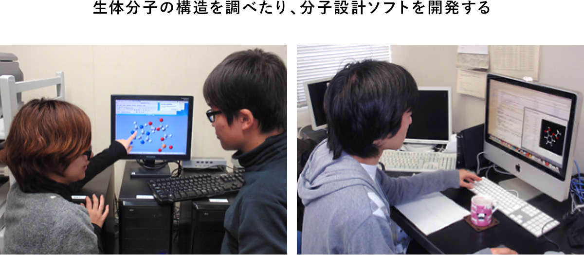 役に立つ分子を探索し、新たに設計するソフトウエアを作る