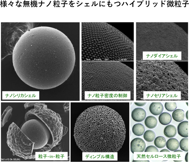 ハイブリッド微粒子